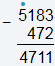 разность двух чисел
