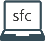 компьютер с надписью sfc